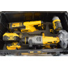 Servante Chariot Roulant Premium 3 Malettes et 8 Outils sans Fil DEWALT