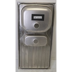 Évier de Cuisine Inox à Encastrer FRANKE REN651 Réversible 2 Cuves