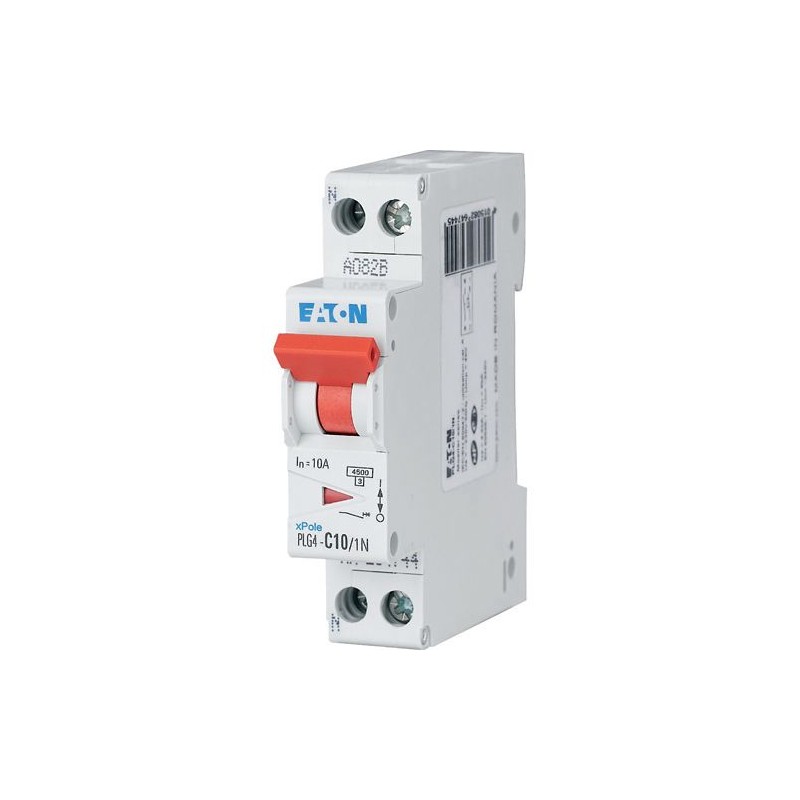 Disjoncteur Moteur EATON PLG4 C10/1N 4,5kA - 264744 - NEUF