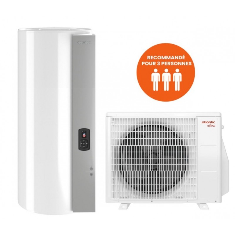 Chauffe-Eau Thermodynamique 150L ATLANTIC Calypso Split Connecté Chauffe-Eau Thermodynamique 150L ATLANTIC Calypso Split Connecté