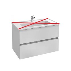 Meuble Sous Plan-Vasque de Salle de Bain JACOB DELAFON Tolbiac 80 CM - EB-2352-NWT - NEUF