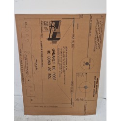 Chaudière Murale Gaz à Condensation 20kW FRISQUET Hydroconfort  Gabarit de pose