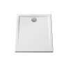Receveur de Douche Extra-Plat AQUANCE Bello II à Poser en Céramique L100xl80cm Blanc - BELO20177