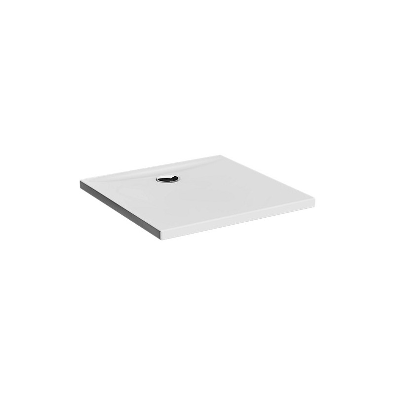 Receveur de Douche Céramique Ultra-Plat AQUANCE Alto Antigliss à Poser ou Encastrer 80x80cm