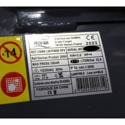 PRODAIR-Compresseur d-Air-Horizontal-200L-10bars-4CV-LW-P4009HP4