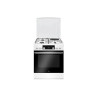 AMICA-Cuisinière-Mixte-Four-77L-Blanc-4-Feux-ACM7035RB