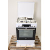 AMICA-Cuisinière-Mixte-Four-77L-Blanc-4-Feux-ACM7035RB