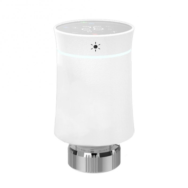 Tête Thermostatique Intelligente de Radiateur MOES BRT-100 Zigbee 3.0 Programmable - ZTRV-BY-100-WH-FR - NEUVE Tête Thermostatique Intelligente de Radiateur MOES BRT-100 Zigbee 3.0 Programmable - ZTRV-BY-100-WH-FR - NEUVE