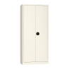 Armoire Haute à Portes Battantes CARAY 800x1800x380mm Ivoire - AH80PB/I - NEUVE Déclassée