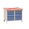 Établi d'Atelier Fixe Sans Plateau KIND Modul 100 Avec Tiroirs