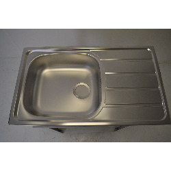 Évier de Cuisine LUISINA Inox à Encastrer Montebello Avec Grand Bac Et Égouttoir  - AV45001 IL - NEUF Déclassé