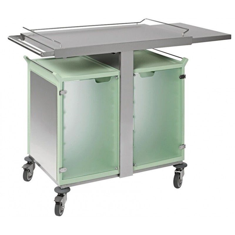 Chariot Petit Déjeuner BOURGEAT Ulysse 2x6 GN 1/1 Portes Translucides - 788223 Chariot Petit Déjeuner BOURGEAT Ulysse 2x6 GN 1/1 Portes Translucides - 788223