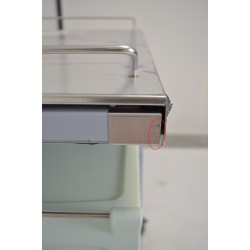 Chariot Petit Déjeuner BOURGEAT Ulysse 2x6 GN 1/1 Portes Translucides pas cher
