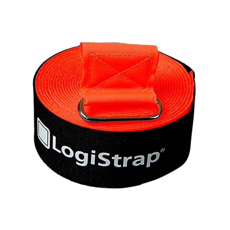 Lot de 5 Sangles VELCRO Logistrap 50mmx5M Orange Fluo - LOGISTRAP5
