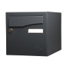 Boîte aux Lettres Extérieur Anti vandalisme RENZ Double Face Gris Anthracite