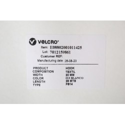 Rouleau de 25M d'Auto-agrippant Adhésif Mâle VELCRO Hook
