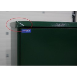 Armoire Électrique Fibre Optique Extérieure en Acier IDEAOPTICAL Iber 2160x500x1600mm Verte pas cher