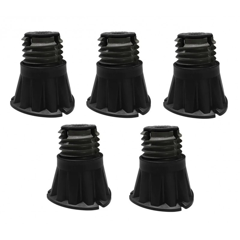 Lot de 5 Pieds de Receveur de Douche AQUANCE Réglables de 6,8cm à 12,5cm Lot de 5 Pieds de Receveur de Douche AQUANCE Réglables de 6,8cm à 12,5cm