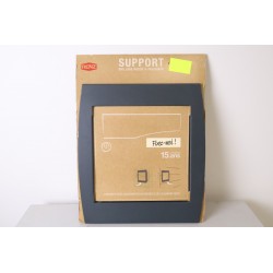 Support Grillage Rigide et Palissade RENZ pour Boites aux Lettres Gris Anthracite  - 350801 - NEUF Déclassé
