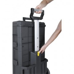 Servante Mobile d'Atelier STANLEY Modulo 3 en 1 avec Boîte Roulante 4 Tiroirs - 1.79.206 - NEUVE