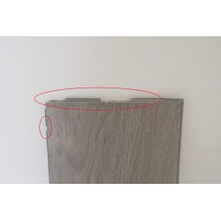 Boite de 2,21m² de Parquet Vinyle Acoustique UNICLIC Eterna Imitation Chêne Gris pas cher