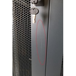 Baie de Câblage Brassage Réseau TECHLINK 19-42U Doubles Portes Perforées Gris 800x1000mm pas cher.