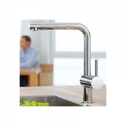 Mitigeur d'Évier GROHE Minta Monocommande avec Douchette Chromé - 30274000