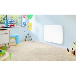 Radiateur Electrique Chaleur Douce 1000W INTUIS R21 Spécial Petite Enfance Horizontal Blanc