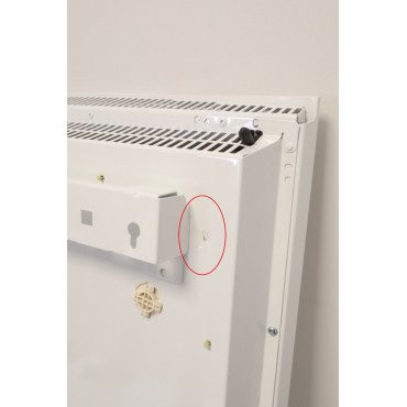 Radiateur Électrique Chaleur Douce 2000W ATLANTIC Sokio Digital Vertical Blanc pas cher