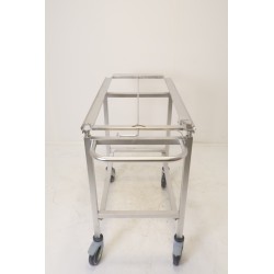 Chariot de Chargement et Déchargement MATACHANA pour Stérilisateur S1000 RBE en Inox 4 Roues - 75005