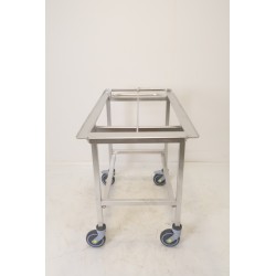 Chariot de Chargement et Déchargement MATACHANA pour Stérilisateur S1000 RBE en Inox 4 Roues