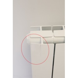 Radiateur Électrique Chaleur Douce 1000W THERMOR Baléares 2 Horizontal Blanc pas cher