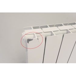 Radiateur Électrique Chaleur Douce 1500W THERMOR Baléares 2 Horizontal Blanc pas cher