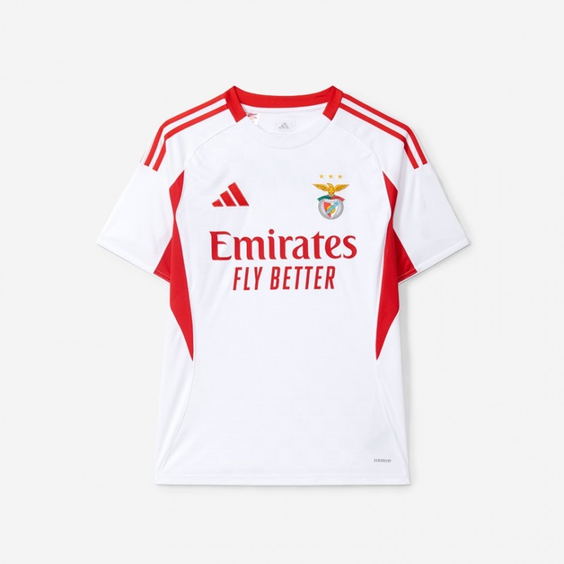 Maillot de Football SL Benfica ADIDAS Extérieur Blanc pour Enfants 9/10 Ans Saison 25/26 - KK7542 - NEUF Maillot de Football SL Benfica ADIDAS Extérieur Blanc pour Enfants 9/10 Ans Saison 25/26 - KK7542 - NEUF