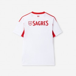 Maillot de Football SL Benfica ADIDAS Extérieur Blanc pour Enfants 9/10 Ans Saison 25/26 - KK7542