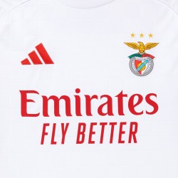 Maillot de Football SL Benfica ADIDAS Extérieur Blanc pour Enfants 9/10 Ans