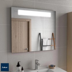 Miroir de Salle de Bain SALGAR Alcor 600 Lumière Led et Antibuée Rectangulaire 600x700mm - 97309 - NEUF