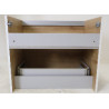 Meuble de Salle de Bain avec Plan Vasque SANIJURA Nolita 2 Tiroirs 70cm Chêne Arlington - 537041