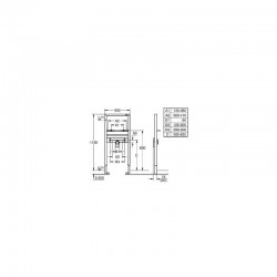 GROHE-Bâti-Support-pour-Lavabo-Rapid-SL-Hauteur-113cm-38554001