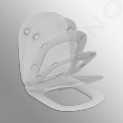Abattant WC IDEAL STANDARD IS i.life B avec Frein de Chute Silencieux Blanc - T500301