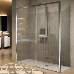 NOVELLINI - Paroi de Douche Lunes 2.0 2PH 108-114 cm - LUN2PH108S2B