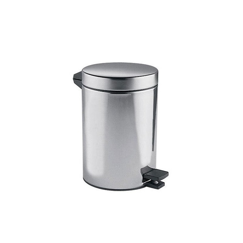 Poubelle à Pédale Avec Couvercle 5L INDA Ø205mm Inox