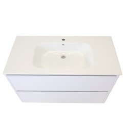 ALTERNA - Meuble Salle de Bain avec Vasque All Day Blanc - 4799161