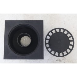 Siphon de Cour FONDERIES DE SAINT-DIZIER Carré 30x30cm Fonte - 50498300