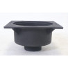 Siphon de Cour FONDERIES DE SAINT-DIZIER Carré 30x30cm Fonte