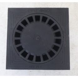 Siphon de Cour FONDERIES DE SAINT-DIZIER Carré 30x30cm Fonte - 50498300 - NEUF