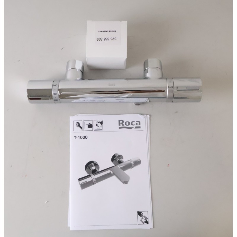 Mitigeur de Bain/Douche ROCA T-1000 Round Chromé - A5A1409C0F - NEUF