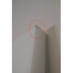 Planche de Découpe PEHD 500 200x70x2,5cm Blanc pas cher