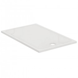 Receveur de Douche Extra-Plat Rectangulaire PORCHER Okyris en Grès Fin 140x90cm Blanc - P0217YK - NEUF