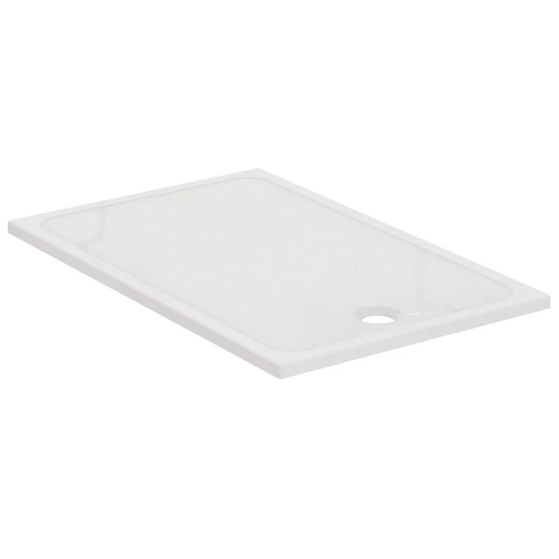 Receveur de Douche Extra-Plat Rectangulaire PORCHER Okyris en Grès Fin 140x90cm Blanc - P0217YK - NEUF